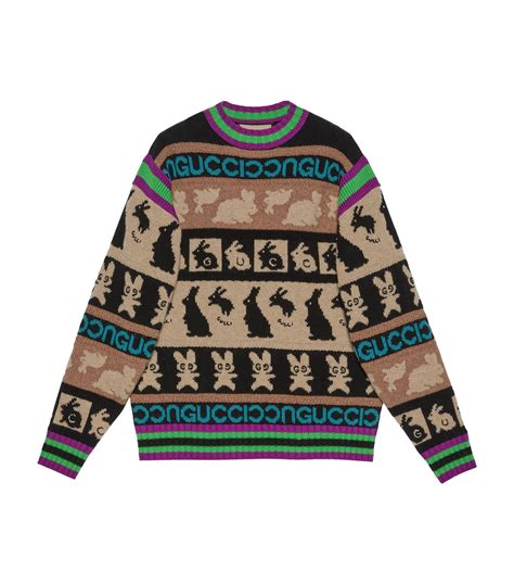 gucci shark fair isle sweater|Gucci Sweaters for Women .